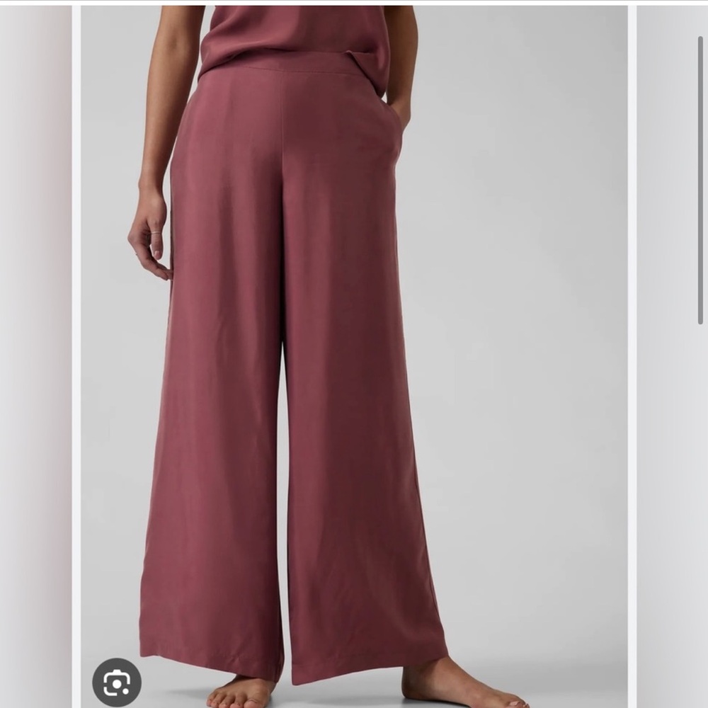 NWT-Athleta Calm Cool Pant, Size L, Color- Rose